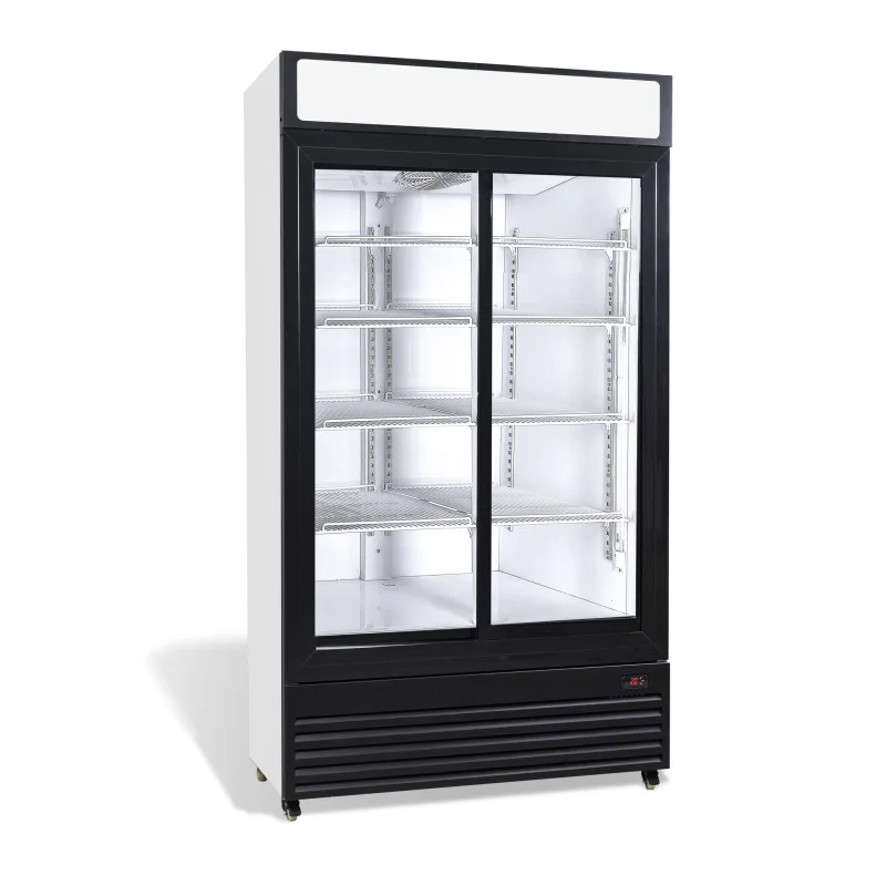 Livraison Gratuite Vitrine Réfrigérée à Boissons 2 Portes Vitrées - 750 L