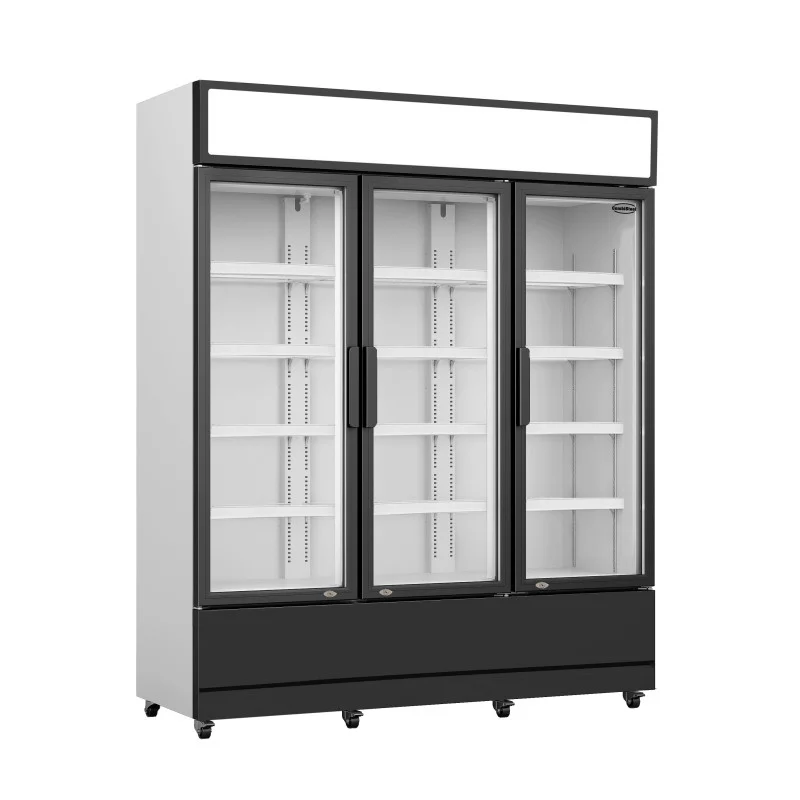 Vitrine Réfrigérée à Boissons 3 Portes Vitrées 1065 L Meilleur Choix