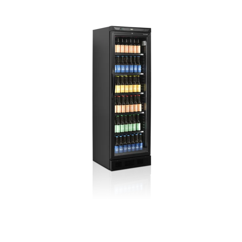 Armoire Réfrigérée à Boissons Noir - Porte Vitrée- 347 L Jusqu’à Épuisement Des Stocks