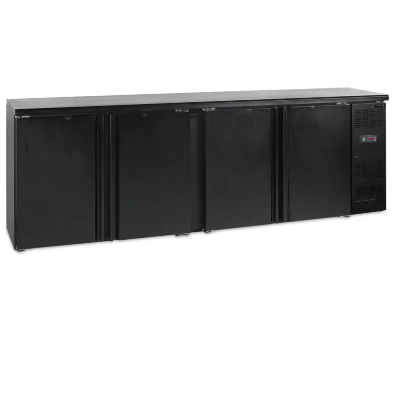 Arrière-Bar Réfrigéré - 4 Portes Pleines Battantes - 605 L Meilleur Prix