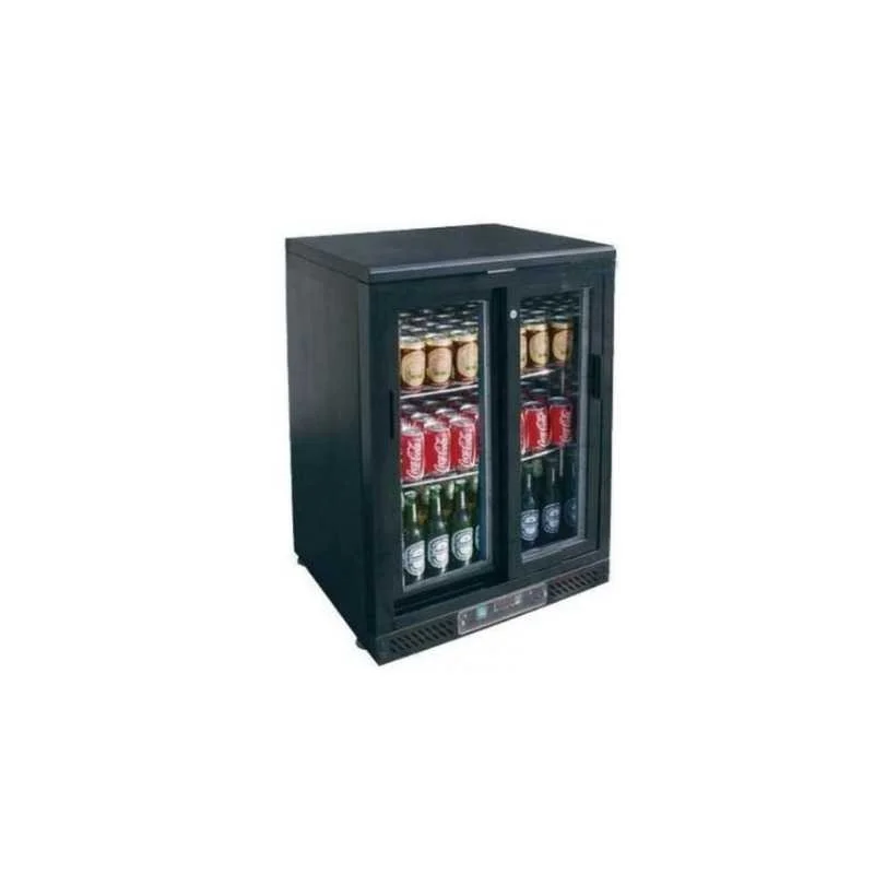 Arrière-Bar Réfrigéré Skinplate - 1 Porte Vitrée Coulissante - 140 L Promotion Saisonnière