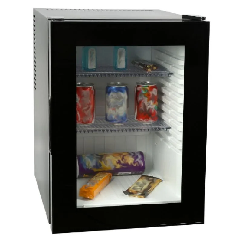 Mini Frigo Bar à Porte Vitrée Noir - 40 L Livraison Gratuite