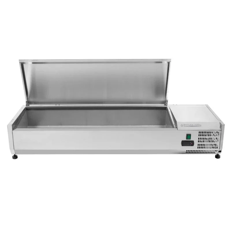 Jusqu’à Épuisement Des Stocks Saladette Réfrigérée à Poser Couvercle Inox - 6 x GN 1/3