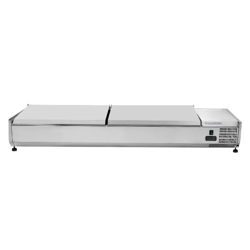 Saladette Réfrigérée à Poser Couvercle Inox - 8 x GN 1/3 Promotion Saisonnière
