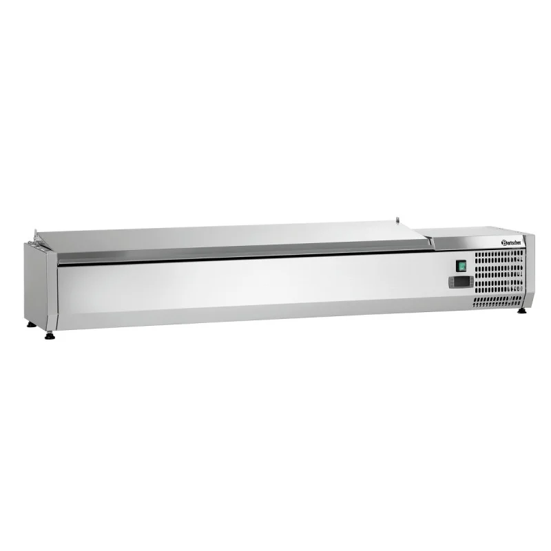 Paiement Sécurisé Saladette Réfrigérée à Poser Inox - 7 x GN 1/4