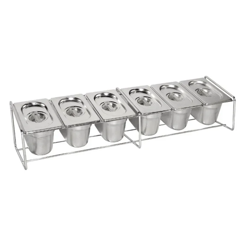 Acheter En Ligne Support Métallique pour Ensemble de Bacs GN - 680 x 160 mm
