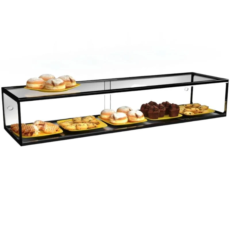 Seulement Aujourd’hui Vitrine Neutre - NEUTRE Présentoirs en Verre Droits 1 Étage sans LED - L 1200 mm