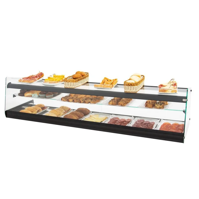 Promotion Saisonnière Vitrine Neutre à Poser - Plaque Lisse - L 1456 mm