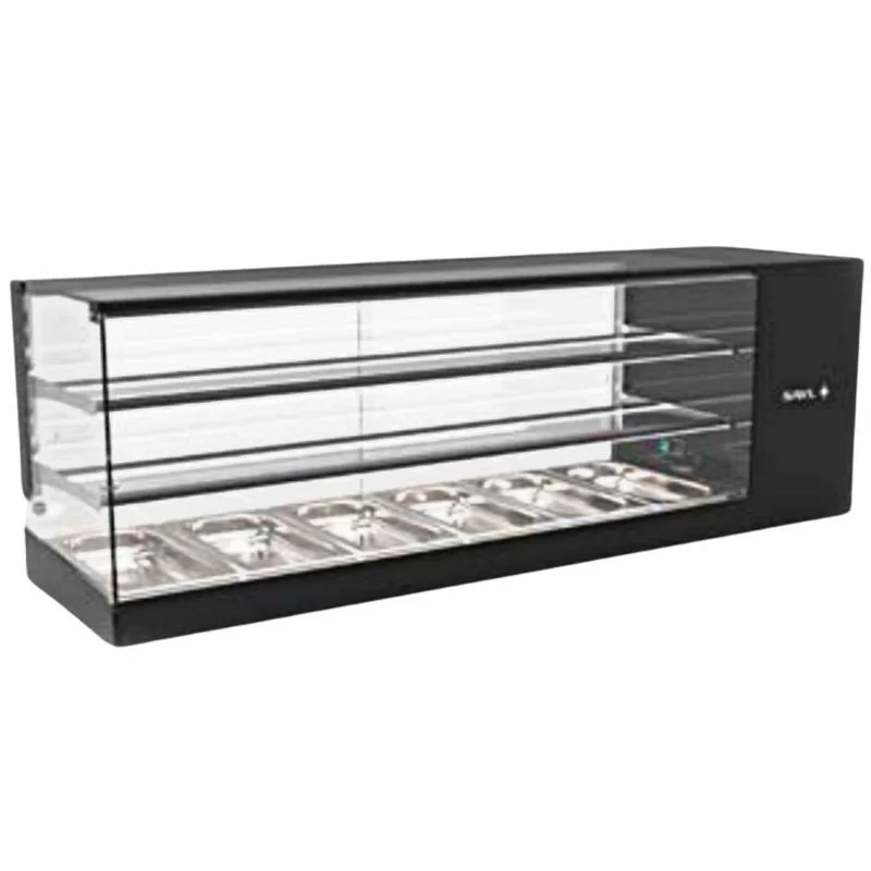 Livraison Express Vitrine Réfrigérée à Poser avec 1 Étagère - LOGIC Triple - Compact - GN 1/3