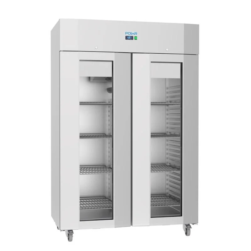 Produit De Marque Vitrine Réfrigérée Positive 2 Porte Série U 1400L