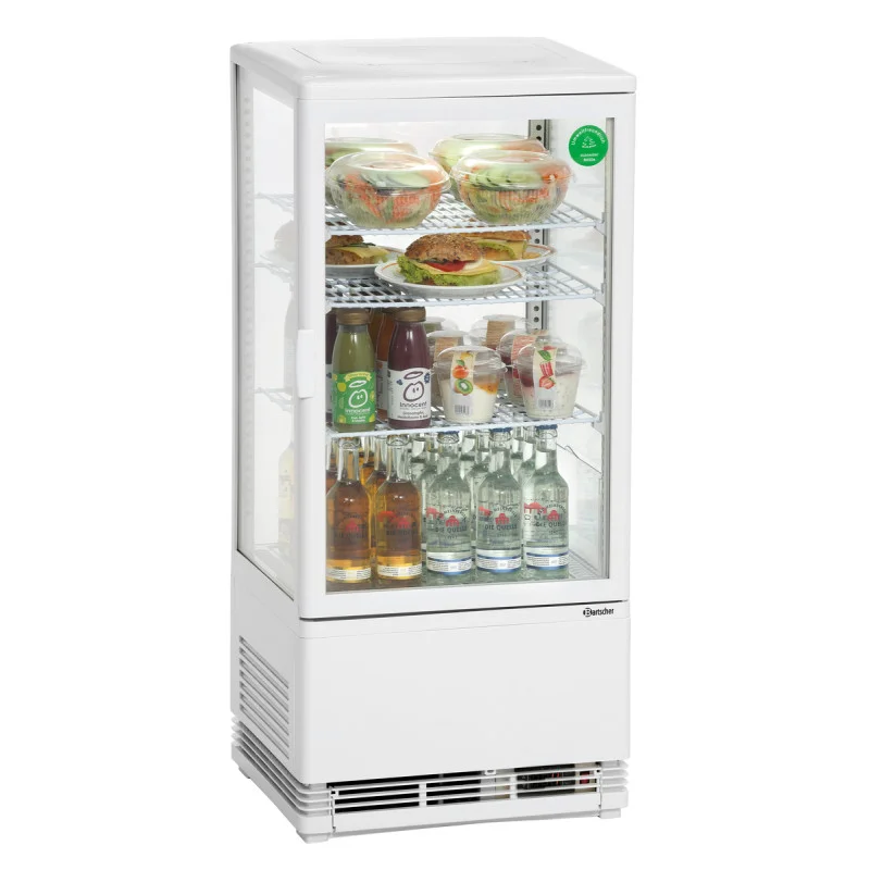 Achat Immédiat Mini Vitrine Réfrigérée - 78 L Blanche