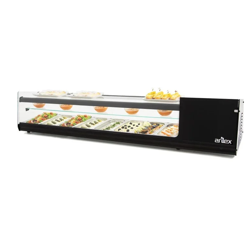 Must-Have Vitrine Réfrigérée à Tapas Vision Triple - 8 Bacs GN 1/3