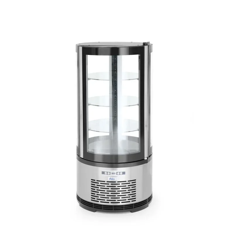 Vitrine de Présentation à Pâtisseries Ronde - 100 L Promotion Saisonnière