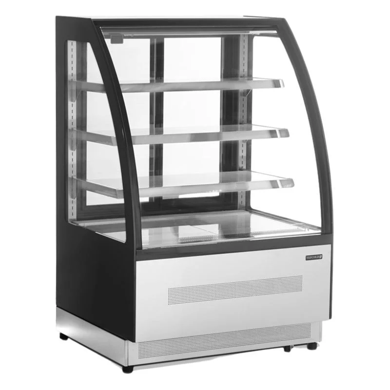 Vitrine Réfrigérée Comptoir 2 Portes Vitrées Noire - 158 L Affaire À Saisir