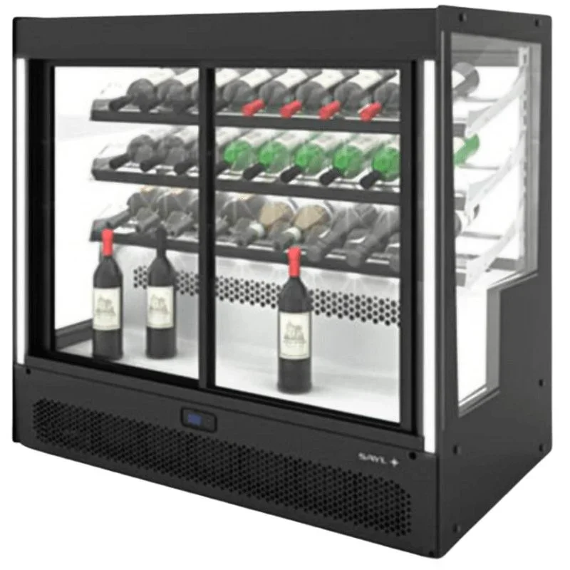 Expédition Rapide Vitrine Froide Horizontale Frontal - COMPAK - 50 bouteilles