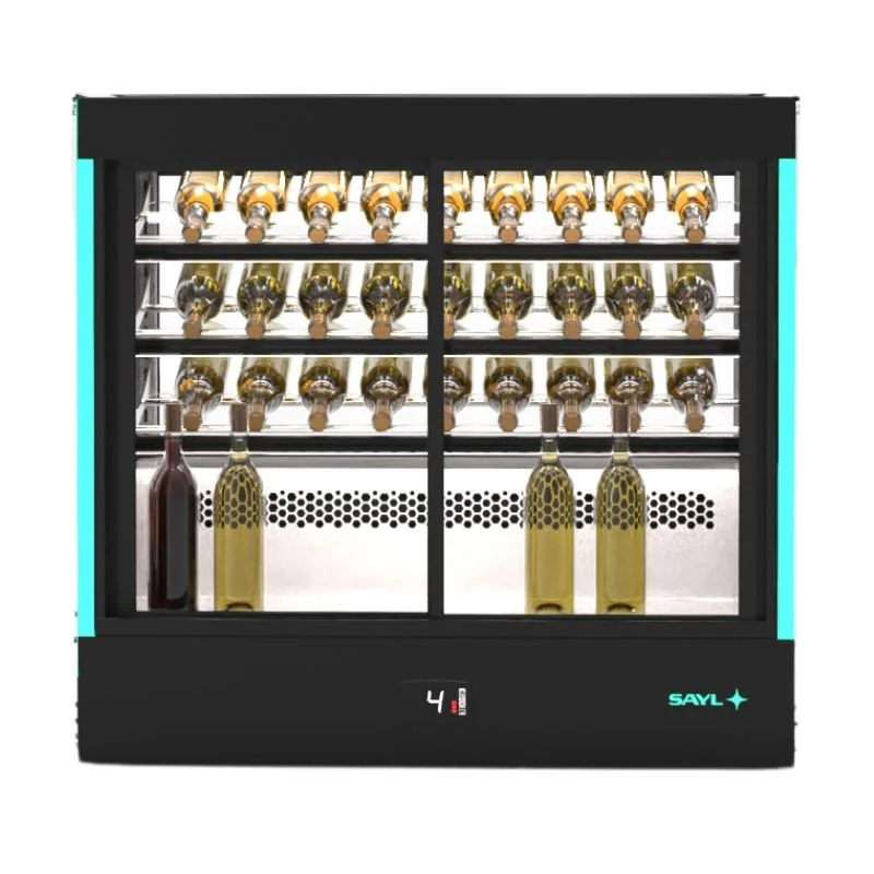 Paiement Sécurisé Vitrine Froide Horizontale Frontal et Arrière - COMPAK - 50 bouteilles