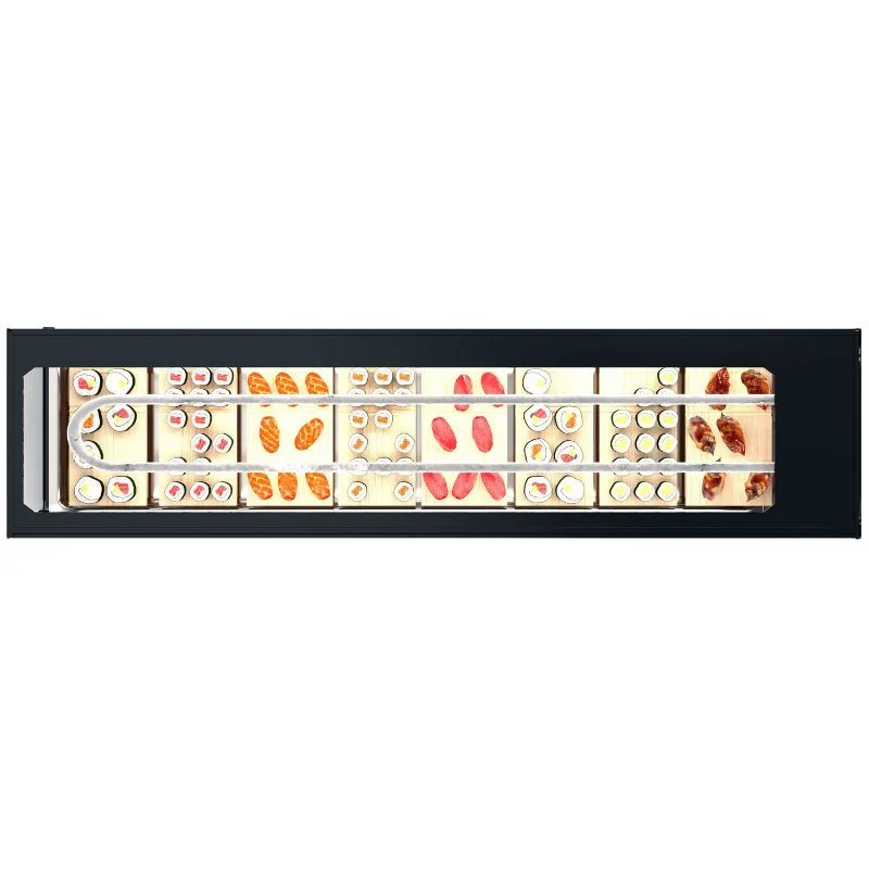 Vitrine à Sushi et Tapas - LOGIC Sushi Groupe à Distance - L 1540 mm Nouvel Arrivage