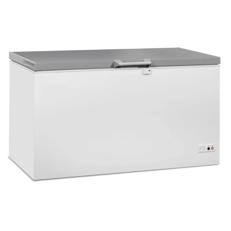 Congélateur Coffre avec Couvercle en Inox - 469 L Super Prix