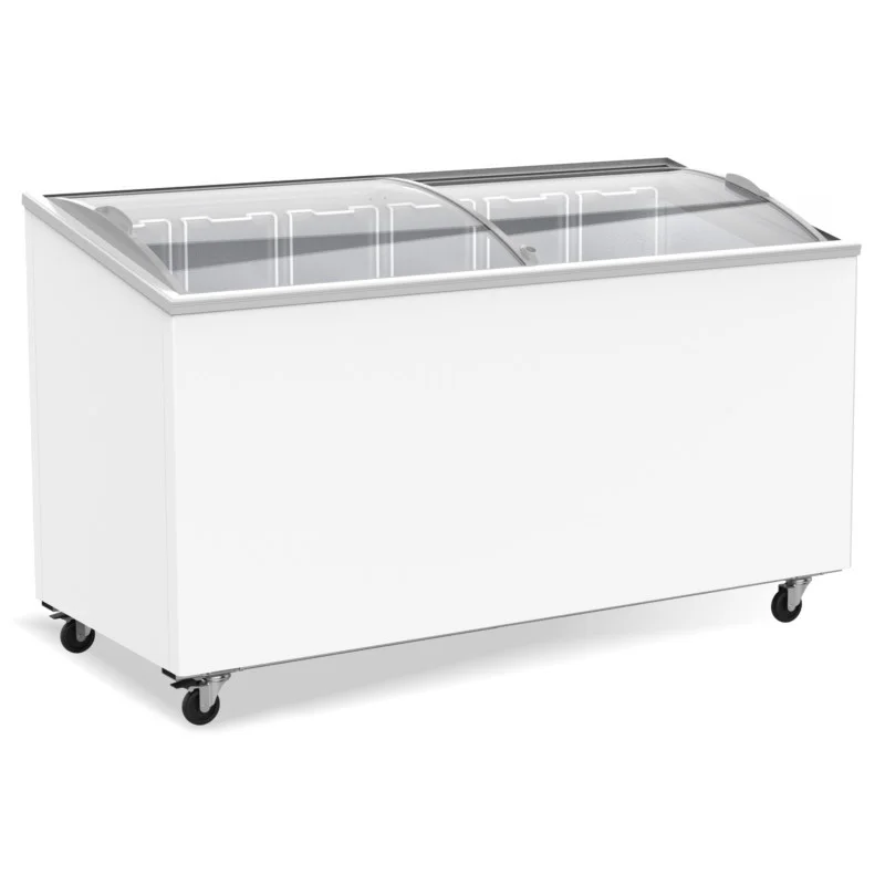 Congélateur Coffre avec Couvercle en Verre - 461 L Remise