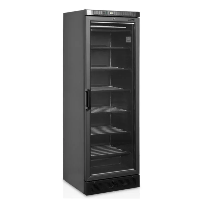 Vitrine Congélateur Statique Porte Vitrée - Noir - 270 L Prix Bas