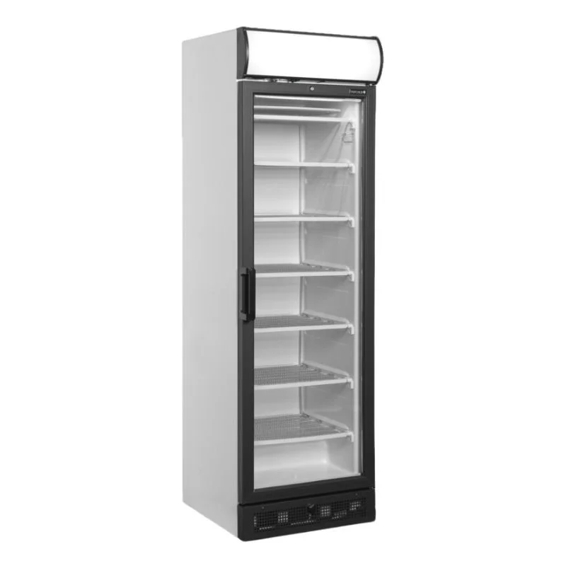 Vitrine Congélateur avec Canopée Porte Vitrée - Blanc - 270 L Dernière Chance