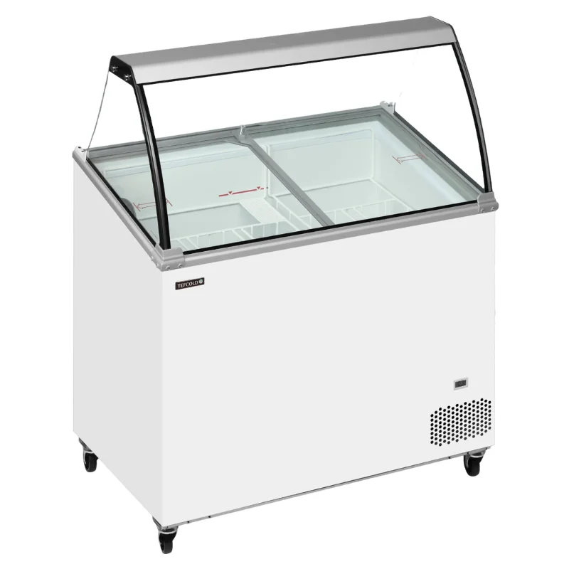 Marque Vitrine à Crème Glace Statique - 7 x 5 L