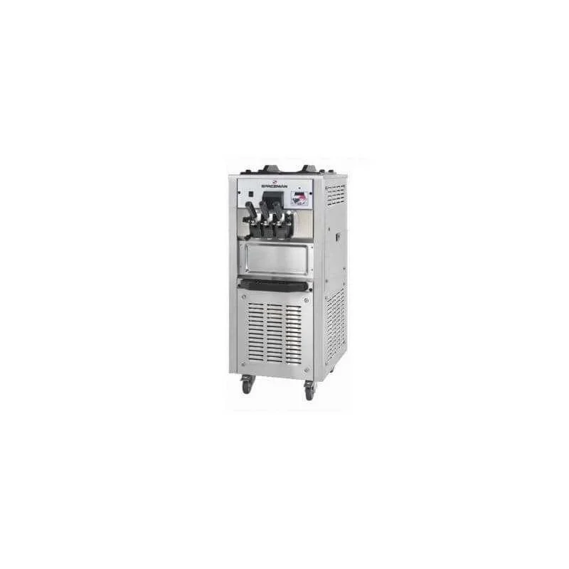 Machine à Glaces Soft et Frozen Yogurt Verticale sur Roulettes Prix Bas