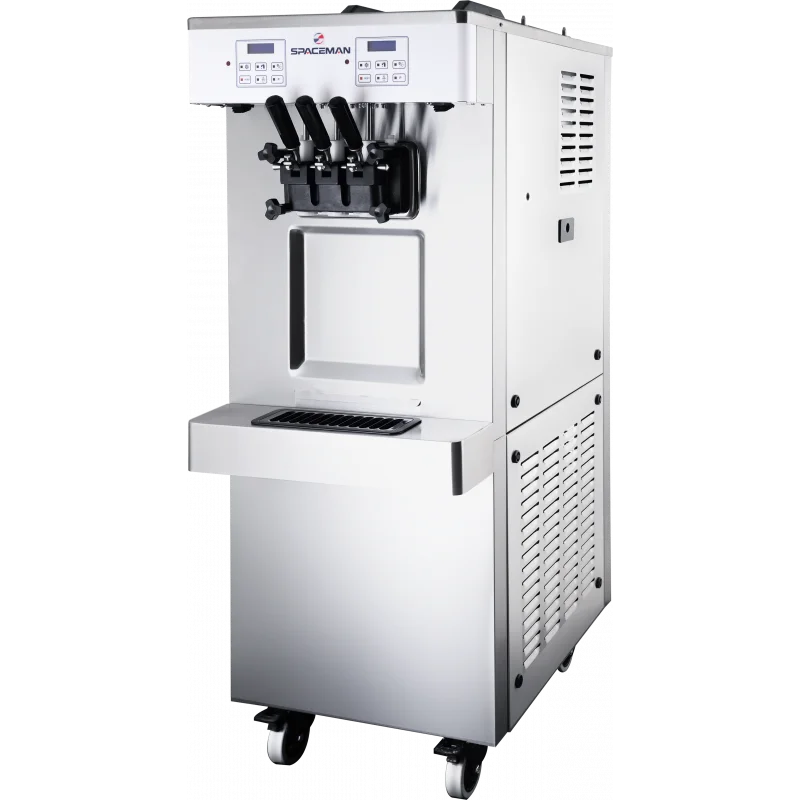 Machine à Glace Soft et Frozen Yogurt Verticale sur Roulettes -45 L/H Commander Maintenant