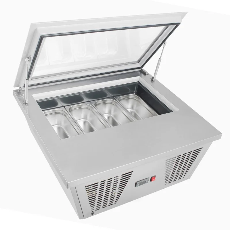 Affaire À Saisir Congélateur à Glace de Comptoir - 4 Bacs à Glace
