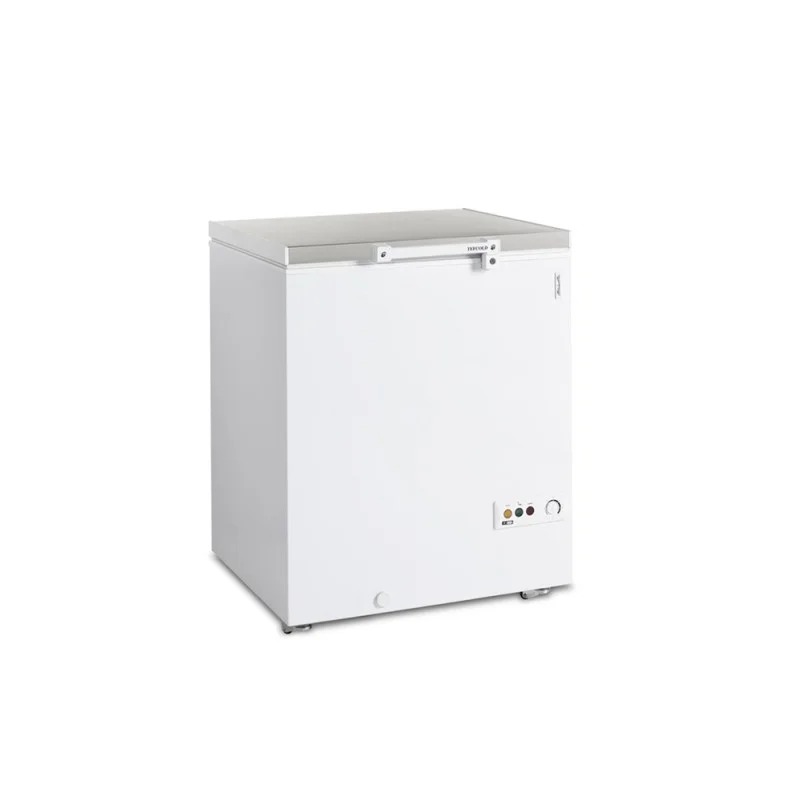 Must-Have Congélateur Coffre à Glace avec Couvercle en Inox - 185 L