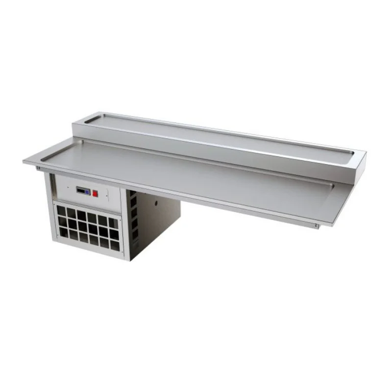 Promotion Plaque Réfrigérée avec Groupe Intégré 2 Niveaux - 5 GN - L 1760 x P 610 mm