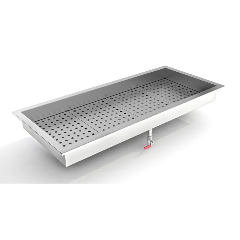 Nouveauté Bac à Glace Pilée Intégré Drop-In - 4/1