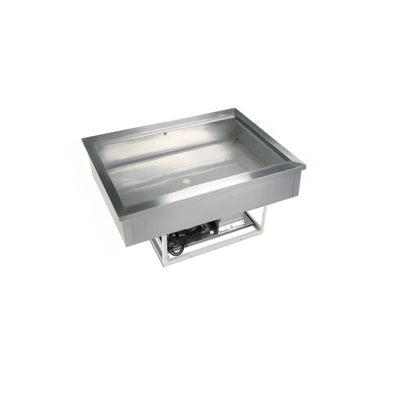 Cuve Réfrigérée Statique en Inox - 2 GN 1/1 - 68 L Nouvelle Collection