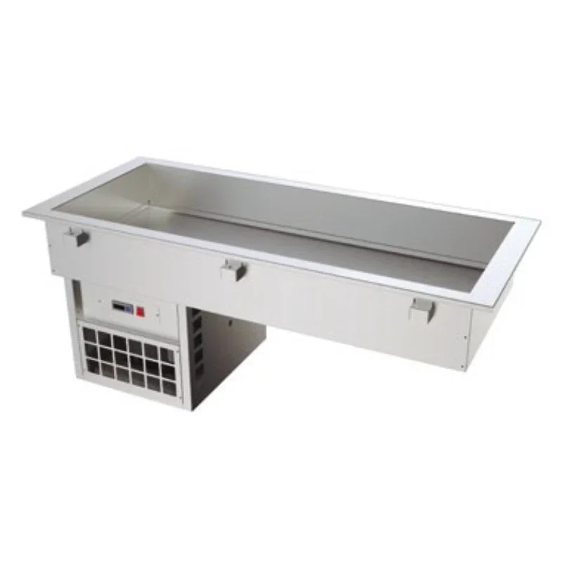 Cuve Réfrigérée Statique Drop-In avec Groupe Intégré – 4 GN - L 1430 x P 610 mm Offre Du Jour