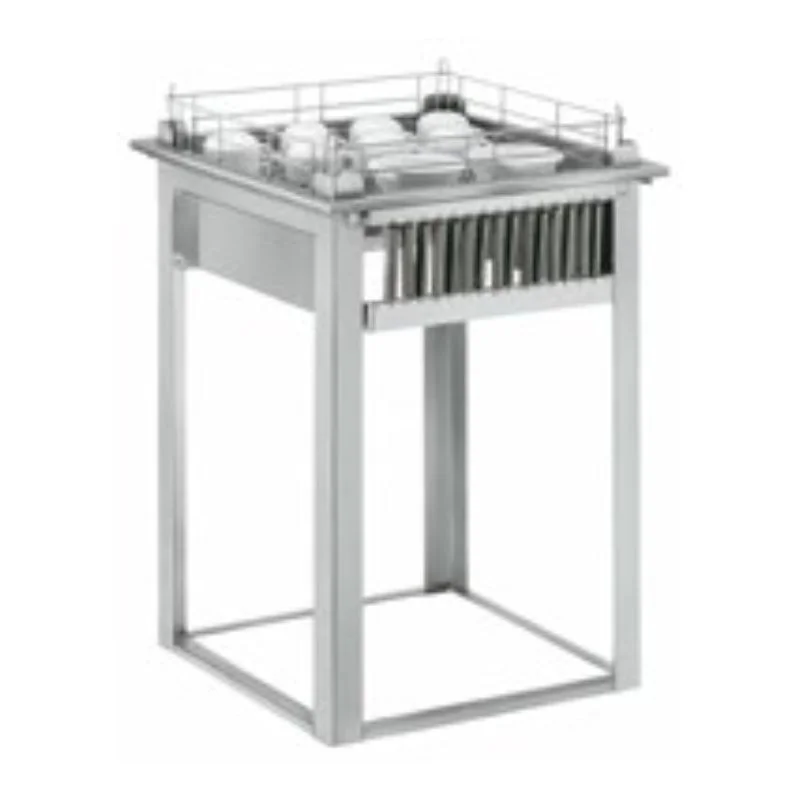 Prix Choc Distributeur Neutre de Paniers à Vaisselle en Inox – L 590 x P 590 mm