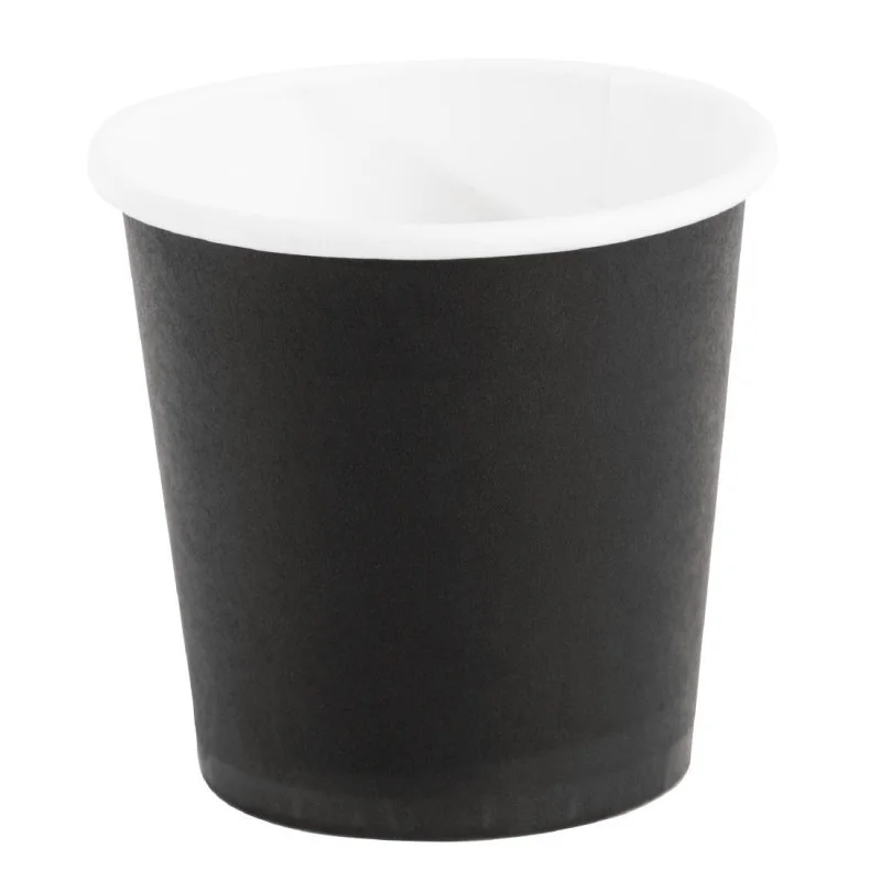 Gobelets Jetables À Café Espresso Noirs - 120ml - Lot de 1000 Bon Marché