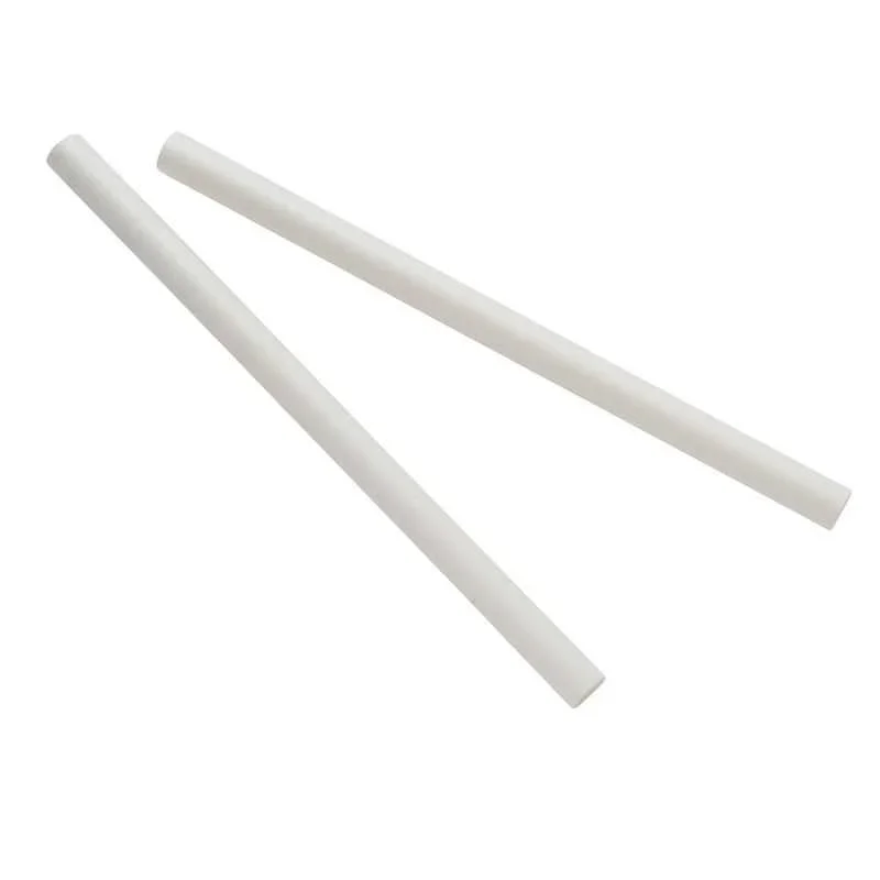 Paille Carton Blanche - Ø 8 x 150 mm- Lot de 500 Expédié Aujourd’hui