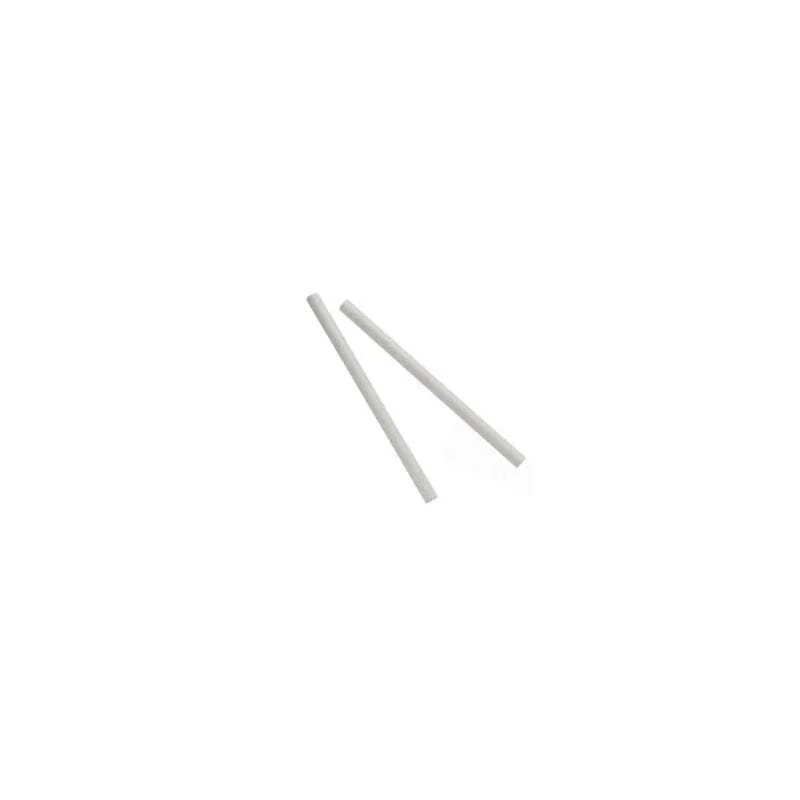 Paille Carton Blanche - Ø 6 x 197 mm - Lot de 500 Vente Directe