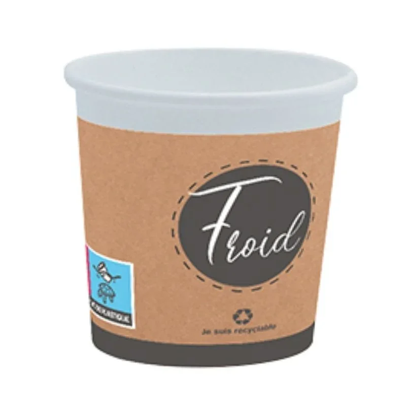 Gobelet Carton "Hot or Fresh" - 18 cl - Lot de 50 Offre Spéciale