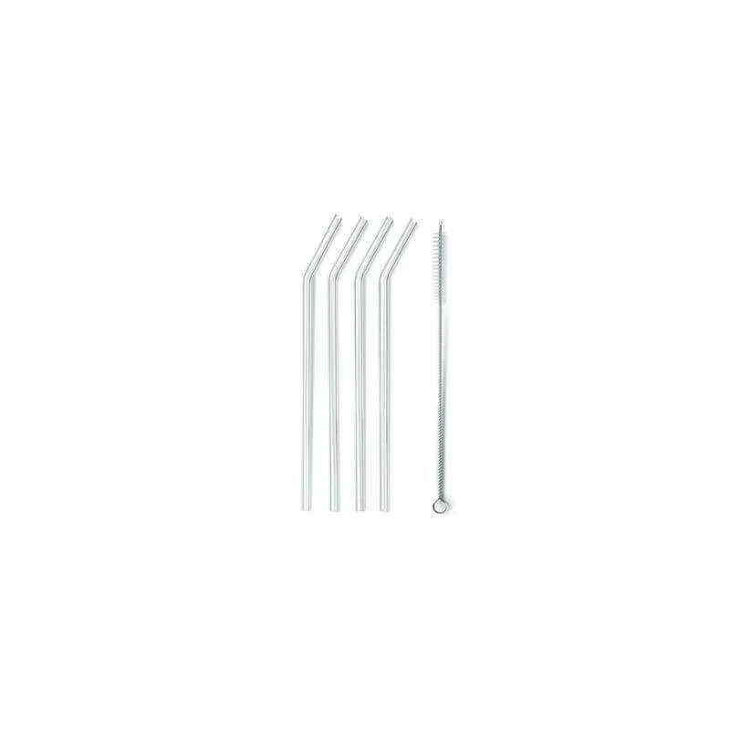 Populaire Set 4 Pailles en Verre