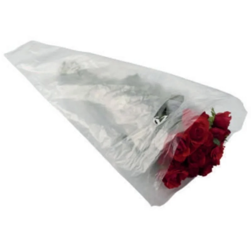 Nouvelle Collection Sac Conique à Fleurs en PEHD - 595 x 340 mm - Lot de 1000