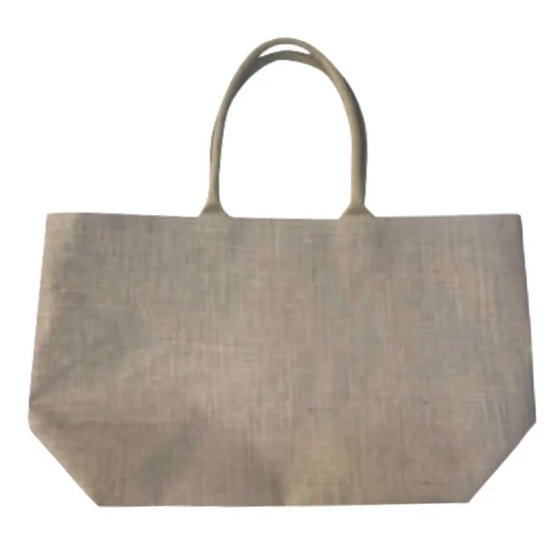 Sac Cabas Evasé en Jute - Lot de 25 Retour Gratuit