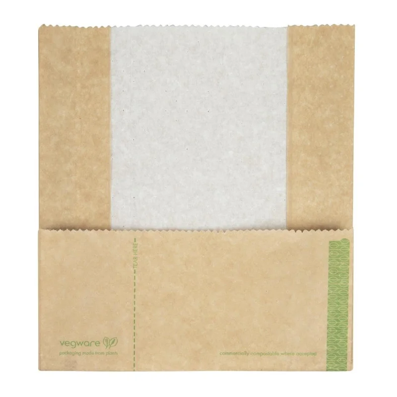 Prix Bas Sachets Panini Kraft Compostables - Lot de 500