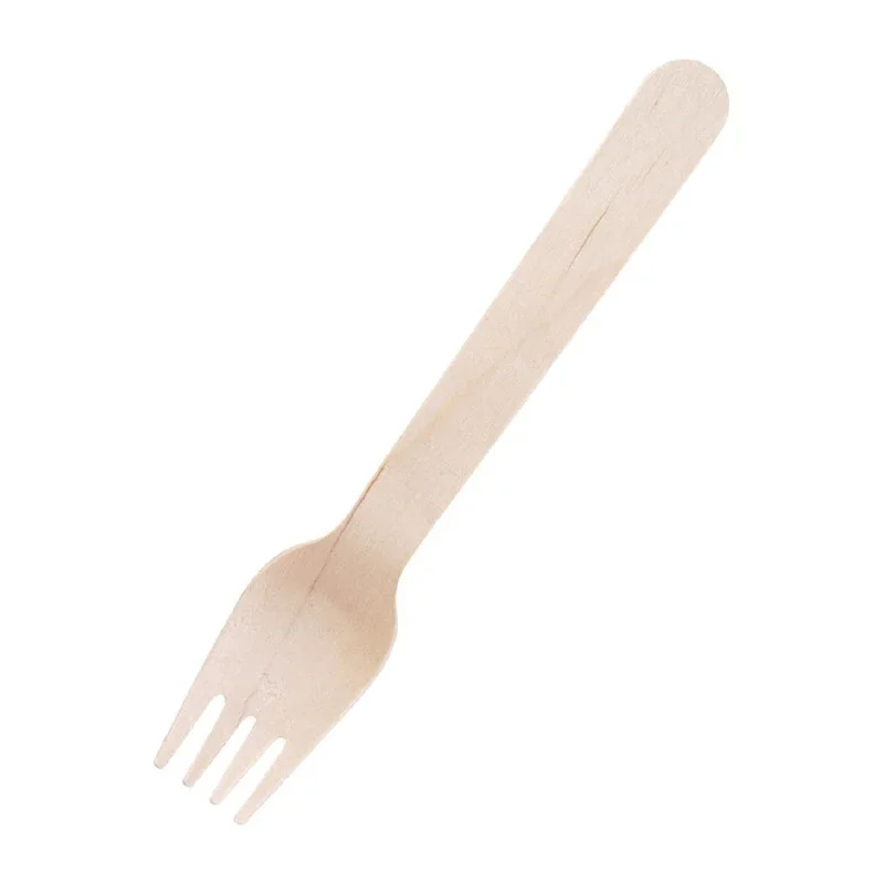 Populaire Fourchette en Bois Biodégradable 155 mm - Lot de 100