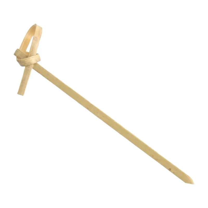 Paiement Sécurisé Piques Boucles Bambou 90 Mm - Lot de 100