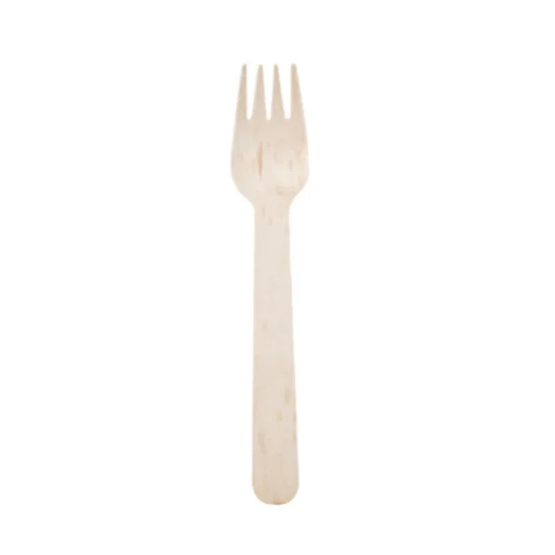 Mini-Fourchette en Bouleau - Ecoresponsable - Lot de 100 Offre Exclusive