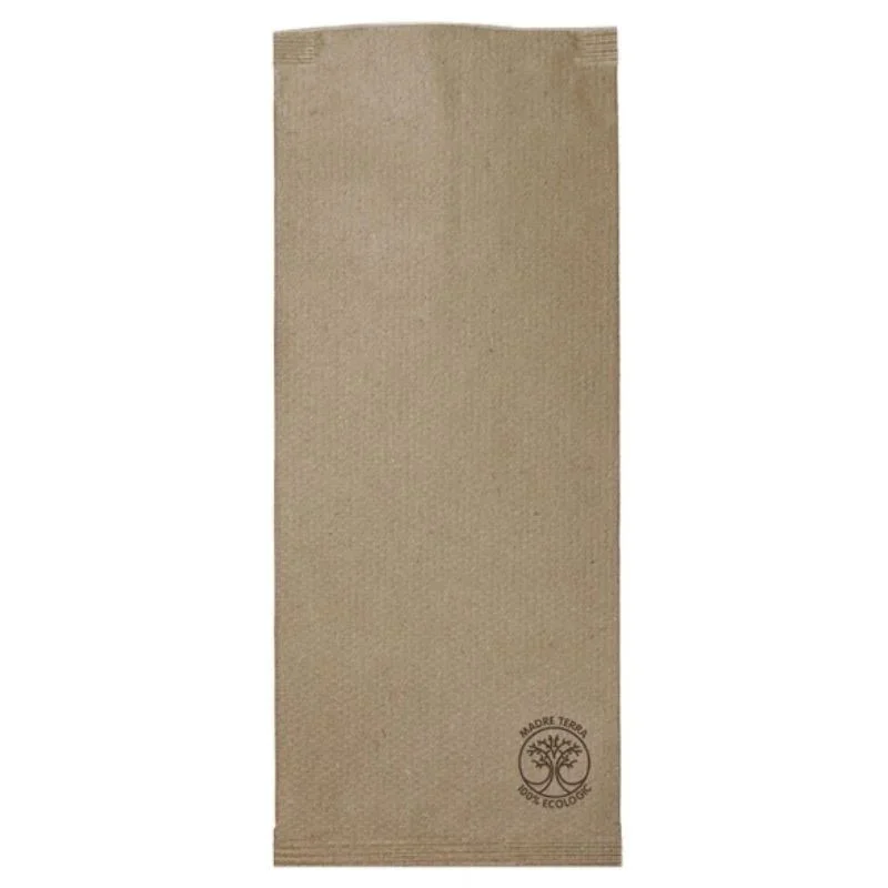 Acheter En Ligne Pochette à Couverts Madre Terra en Cellulose - Lot de 800