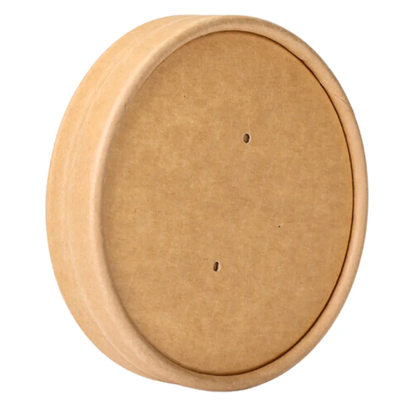 Couvercle pour Pot à Soupe Kraft 480 ml - Lot de 300 Haute Qualité