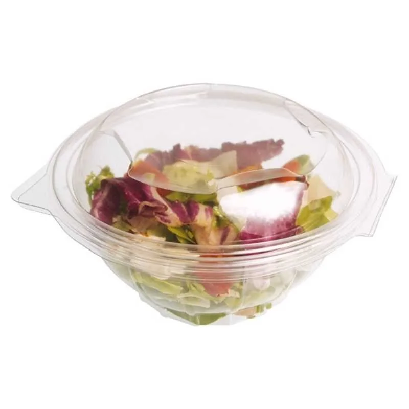 Bols Transparents Small avec Couvercle - 37 cl - Lot de 50 Commande En Gros