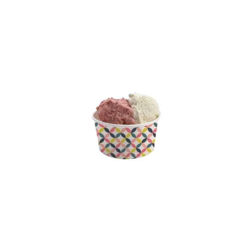 Meilleur Choix Pot à Glace et à Dessert 180 ml - Format Large - Ecoresponsable - Lot de 50